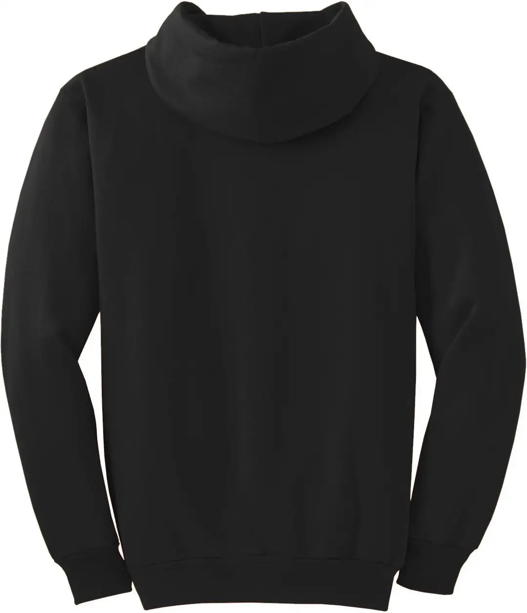 Port & Company Pc90h co Essential Fleece Pullover Hooded Sweatshirt - Jet Black - Adult s