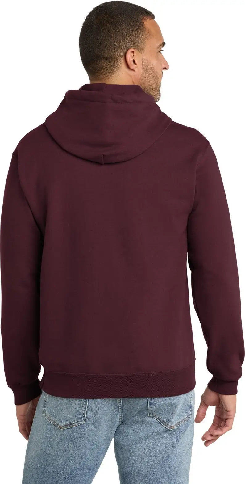 Port & Company Pc90h co Essential Fleece Pullover Hooded Sweatshirt - Maroon