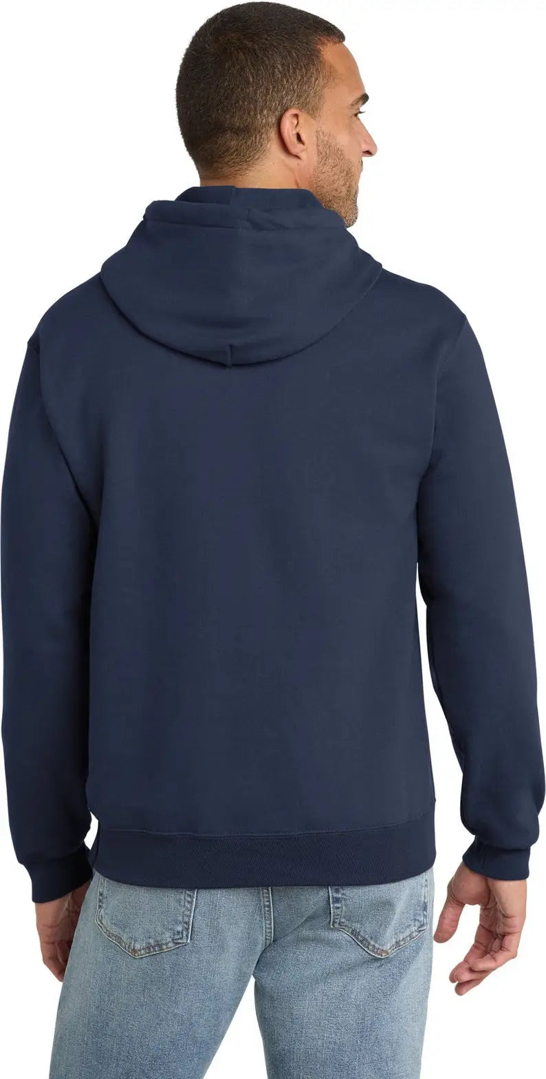 Port & Company Pc90h co Essential Fleece Pullover Hooded Sweatshirt - Navy