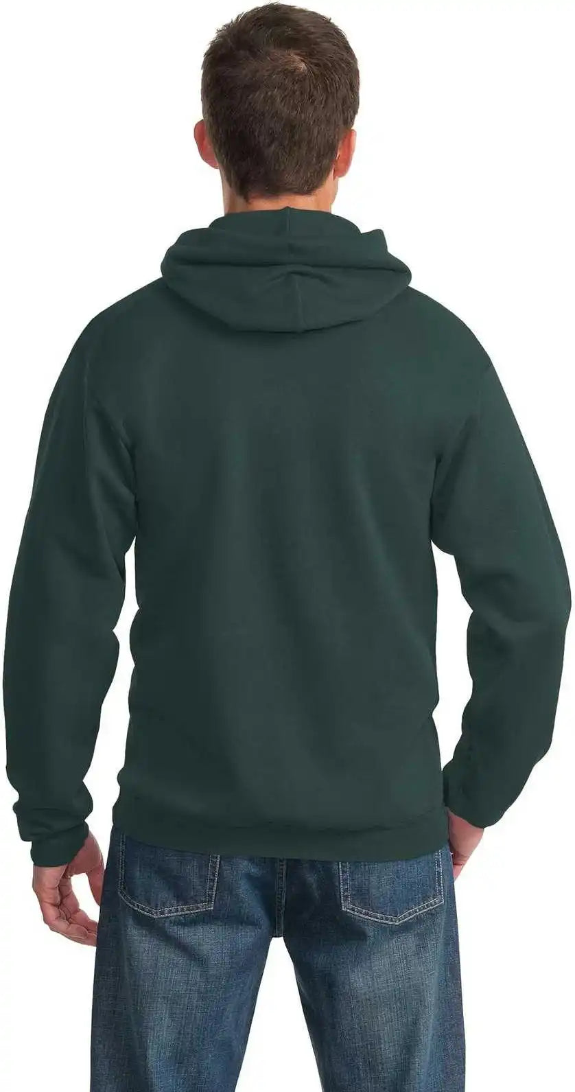 Port & Company Pc90h Essential Fleece Pullover Hooded Sweatshirt Dark Green
