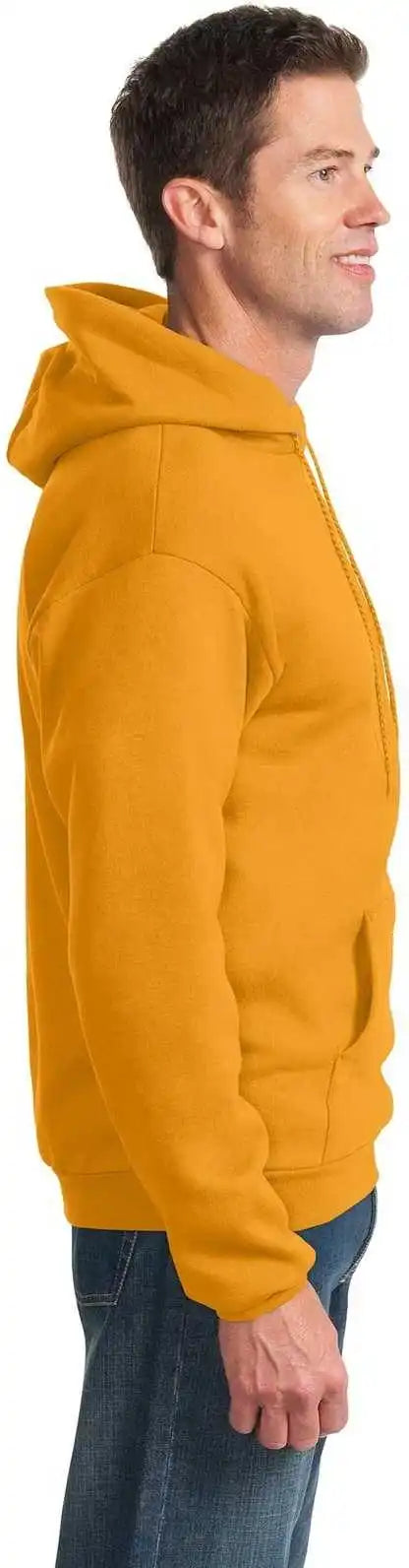 Port &amp; Company Pc90h Essential Fleece Pullover Hooded Sweatshirt Gold