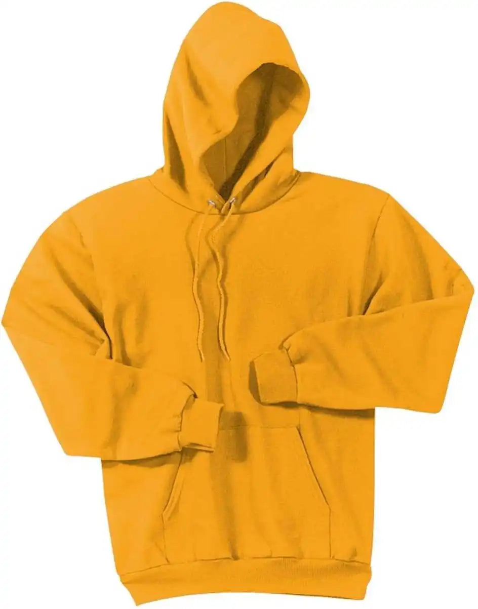Port &amp; Company Pc90h Essential Fleece Pullover Hooded Sweatshirt Gold