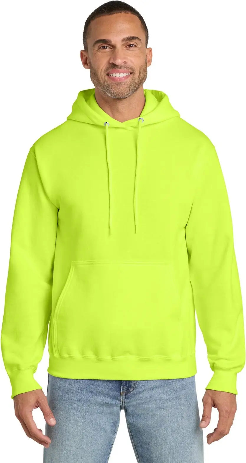Port & Company Pc90ht co Tall Essential Fleece Pullover Hooded Sweatshirt - Safety Green
