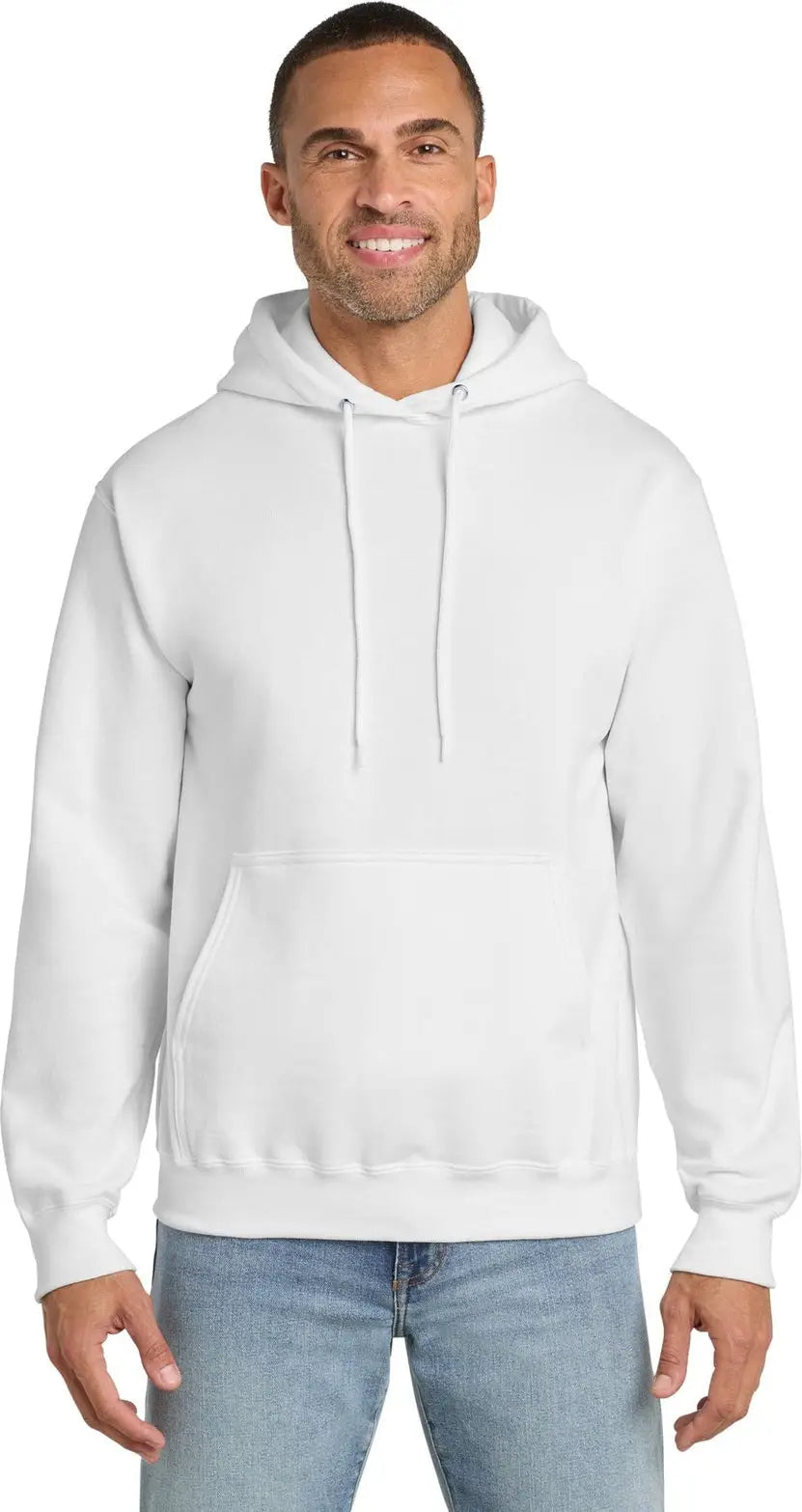 Port & Company Pc90ht co Tall Essential Fleece Pullover Hooded Sweatshirt - White