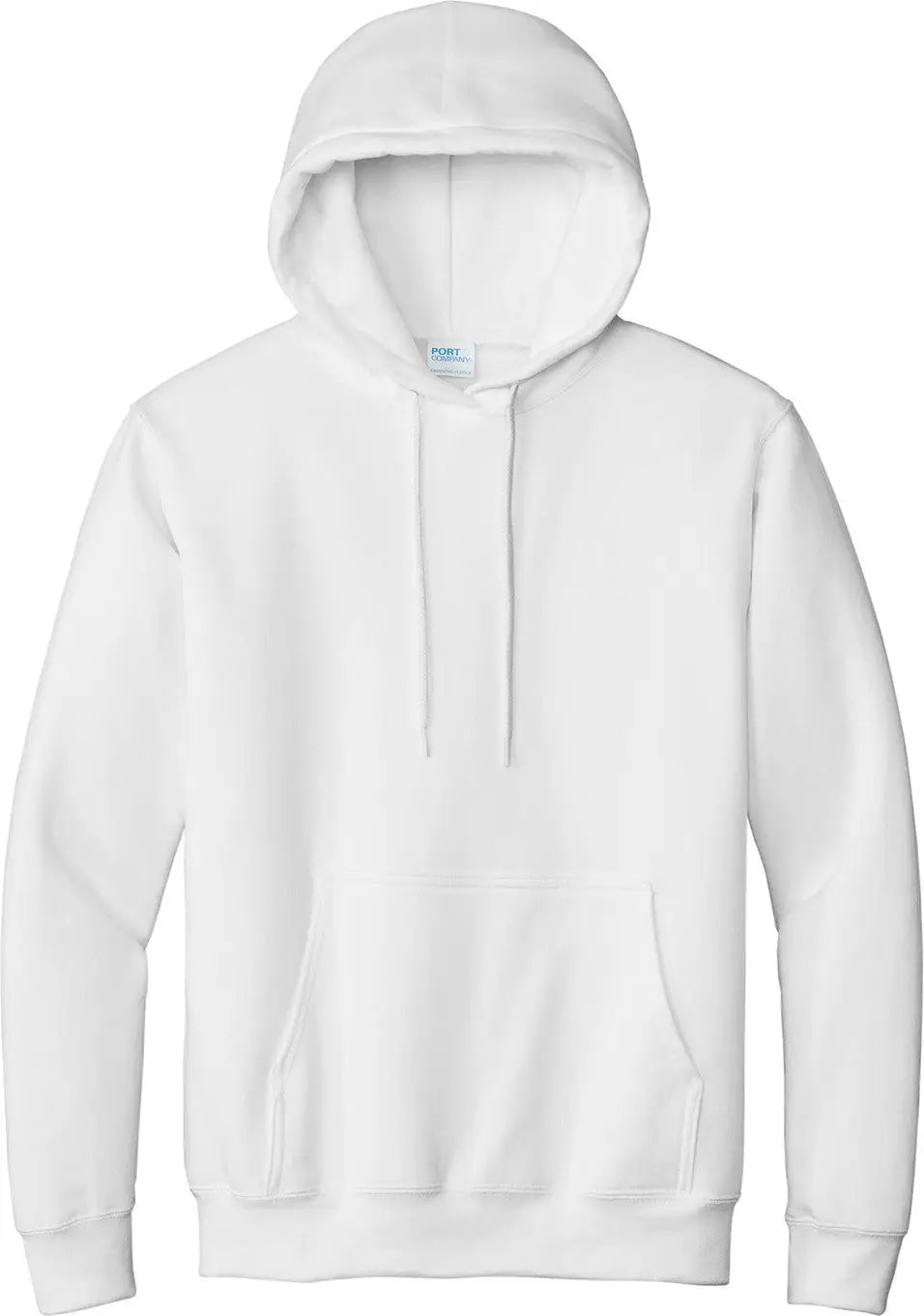 Port & Company Pc90ht co Tall Essential Fleece Pullover Hooded Sweatshirt - White