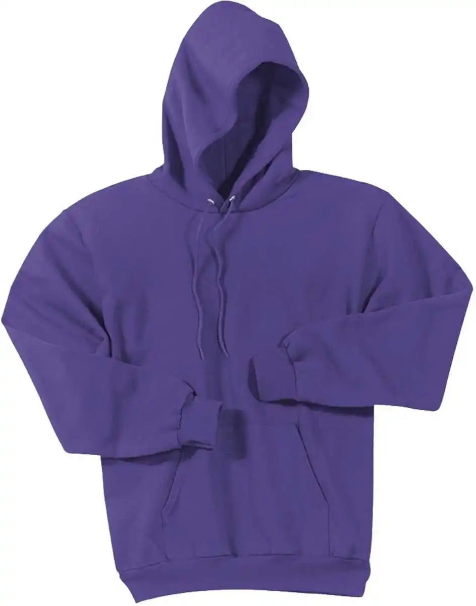Port & Company Pc90ht Tall Essential Fleece Pullover Hooded Sweatshirt - Purple