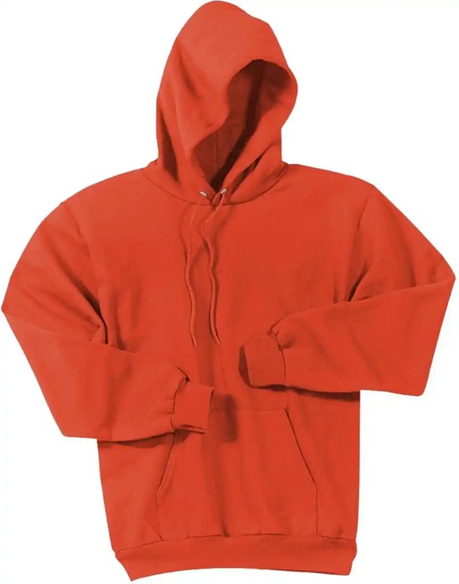Port & Company Pc90ht Tall Essential Fleece Pullover Hooded Sweatshirt Orange
