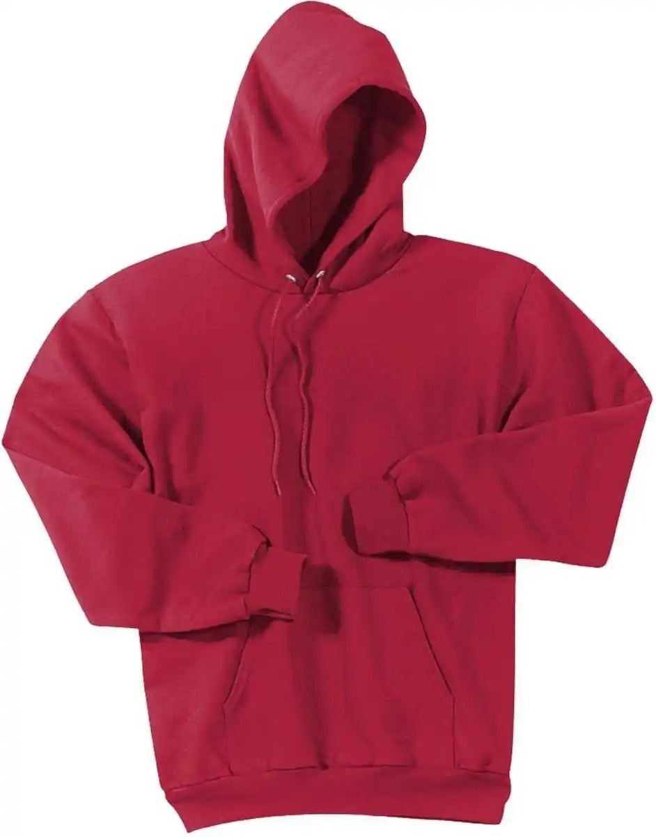Port & Company Pc90ht Tall Essential Fleece Pullover Hooded Sweatshirt Red