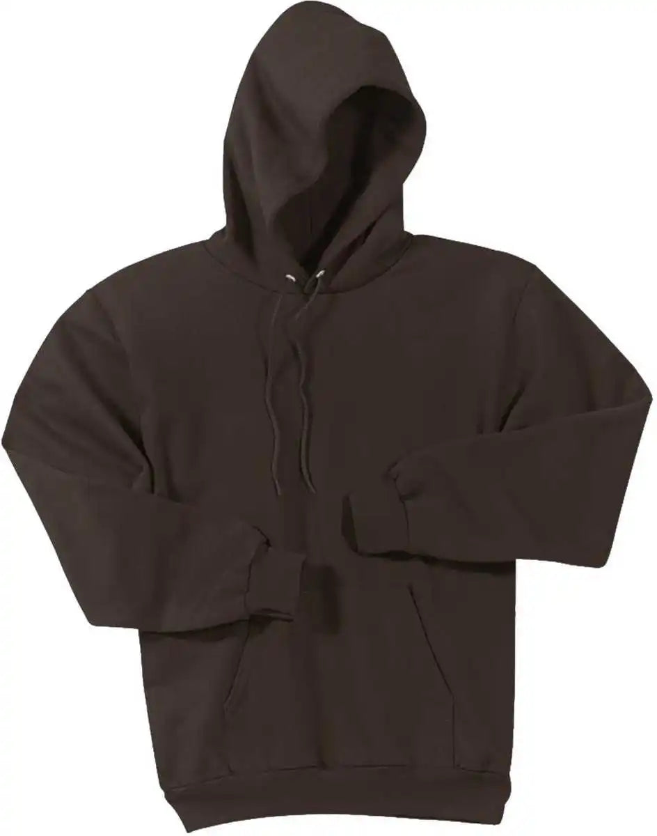 Port &amp; Company Pc90ht Tall Essential Fleece Pullover Hooded Sweatshirt - Dark Chocolate Brown