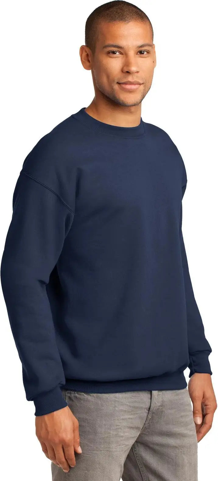 Port & Company Pc90t co Tall Essential Fleece Crewneck Sweatshirt - Navy