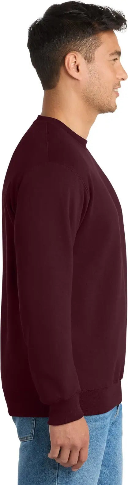 Port & Company Pc90t co Tall Essential Fleece Crewneck Sweatshirt - Maroon