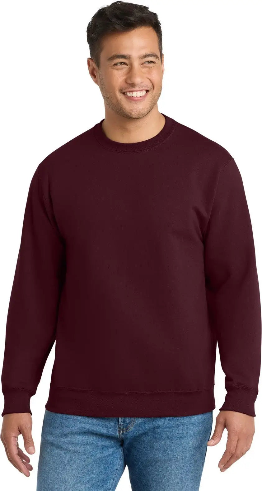 Port & Company Pc90t co Tall Essential Fleece Crewneck Sweatshirt - Maroon