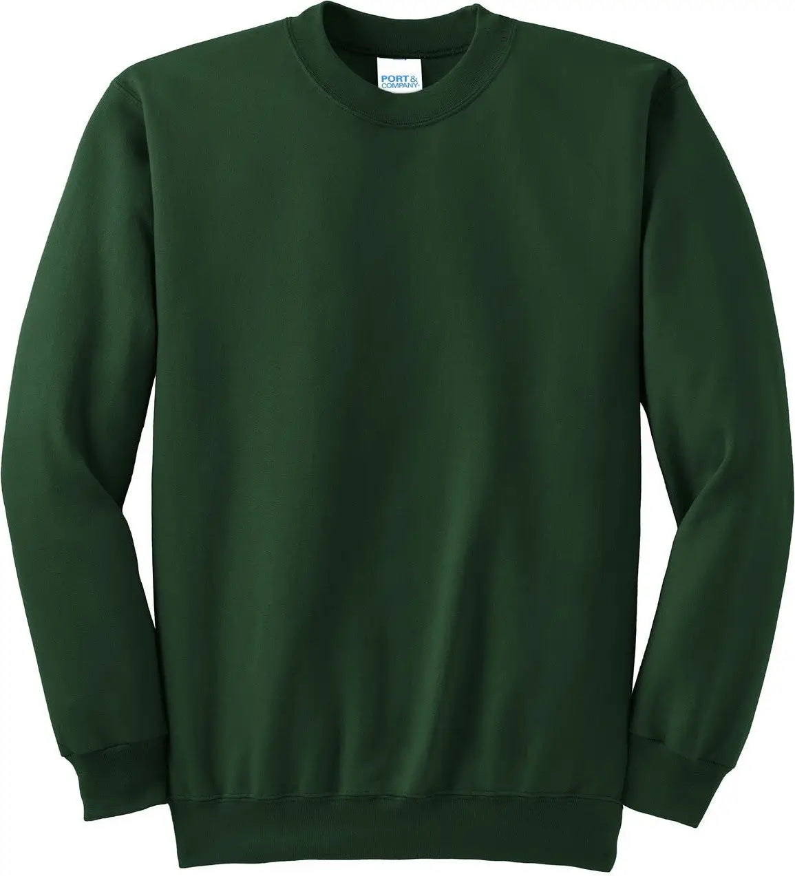 Port & Company Pc90t co Tall Essential Fleece Crewneck Sweatshirt - Dark Green
