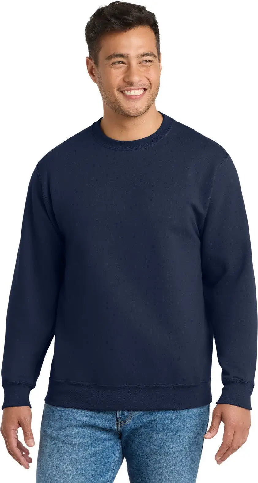 Port & Company Pc90t co Tall Essential Fleece Crewneck Sweatshirt - Navy
