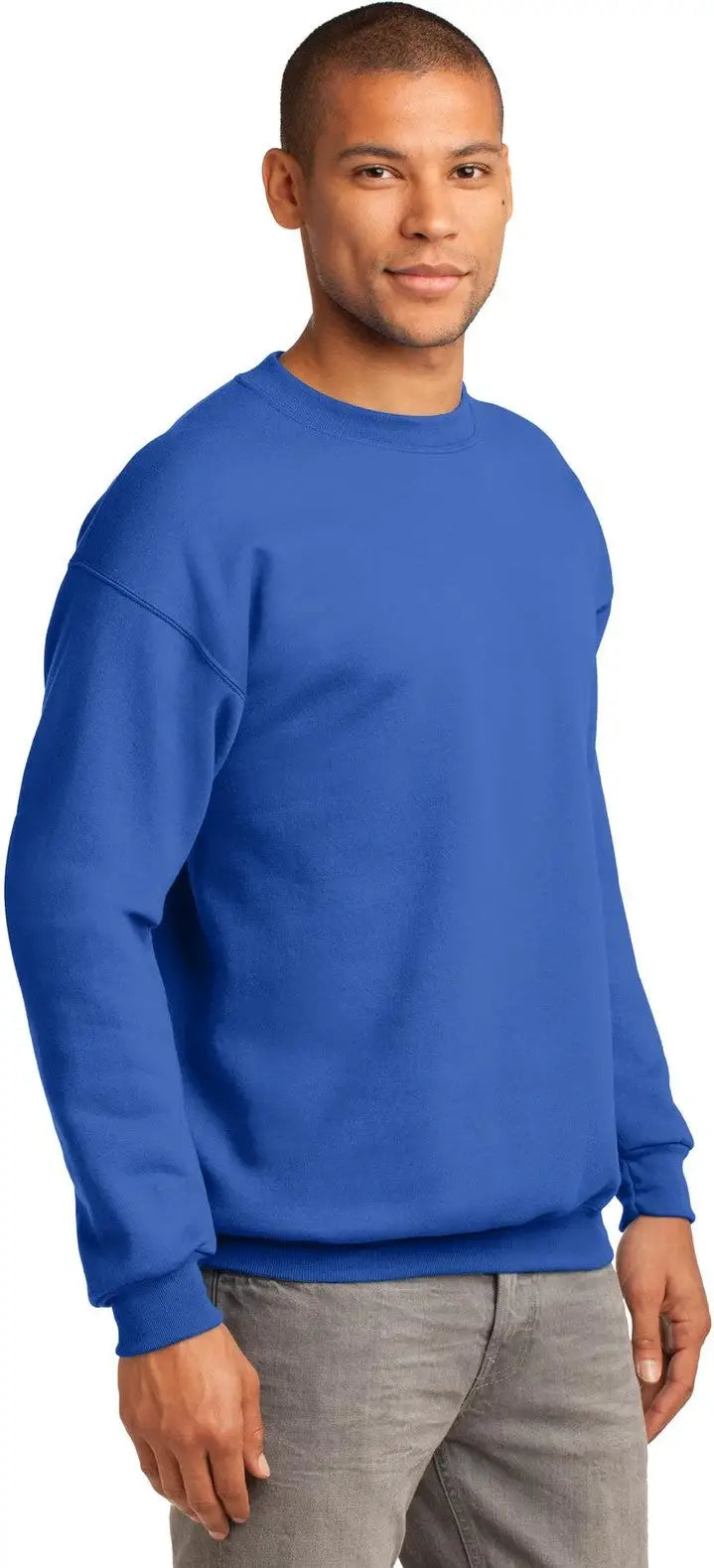 Port & Company Pc90t co Tall Essential Fleece Crewneck Sweatshirt - Royal