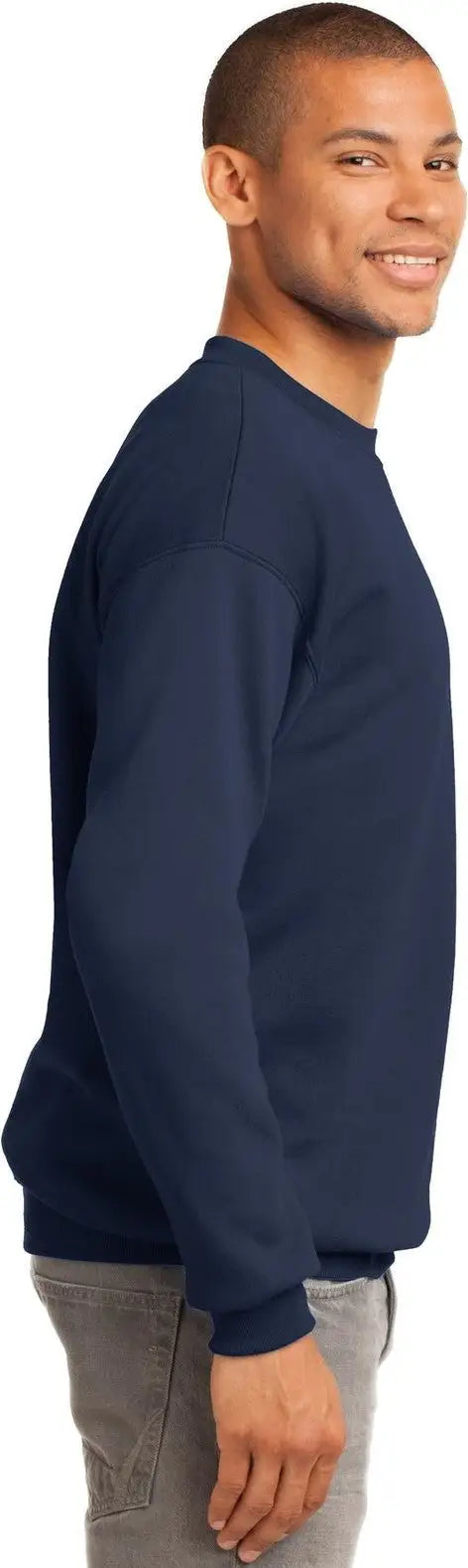 Port & Company Pc90t co Tall Essential Fleece Crewneck Sweatshirt - Navy