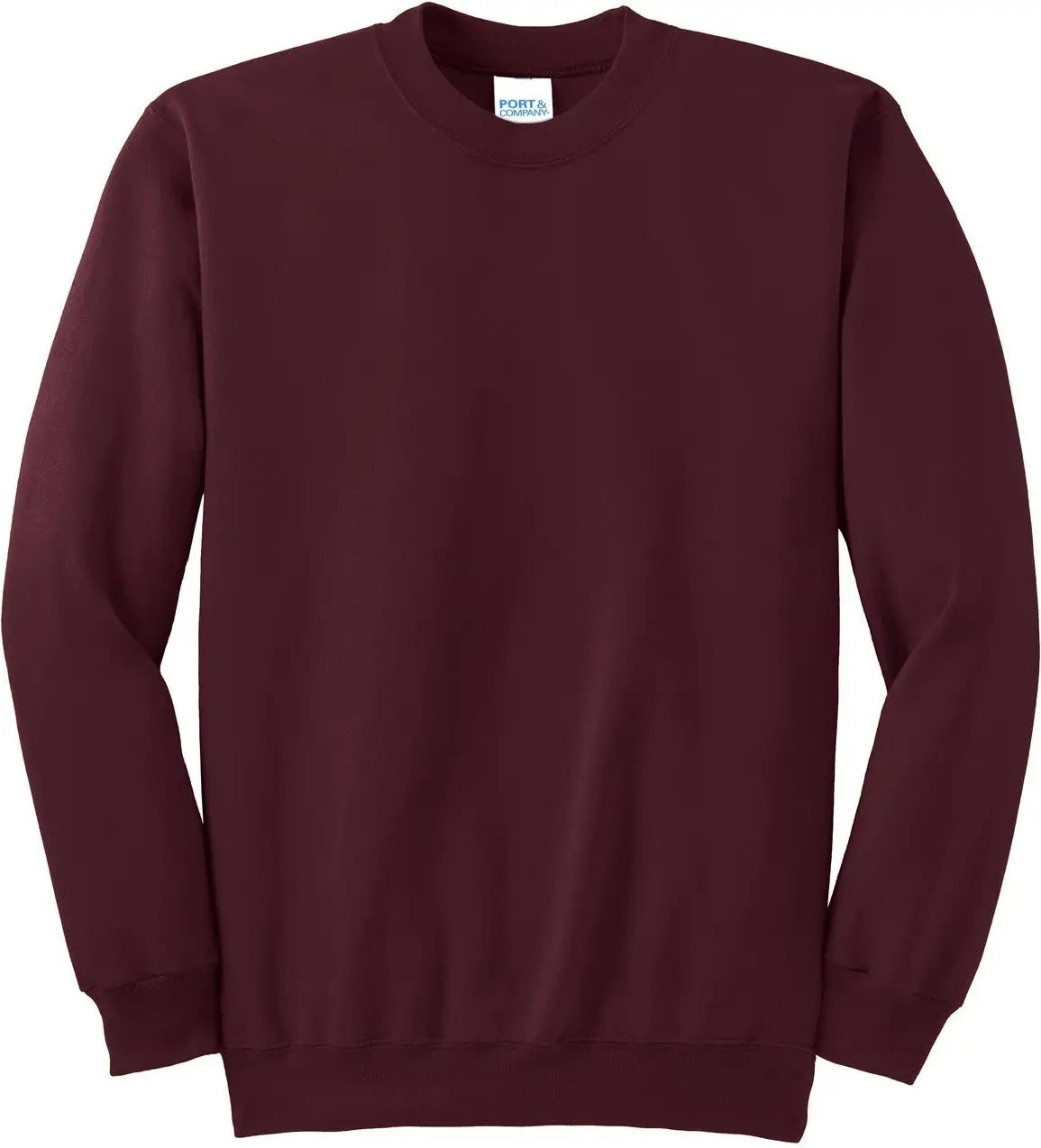 Port & Company Pc90t co Tall Essential Fleece Crewneck Sweatshirt - Maroon