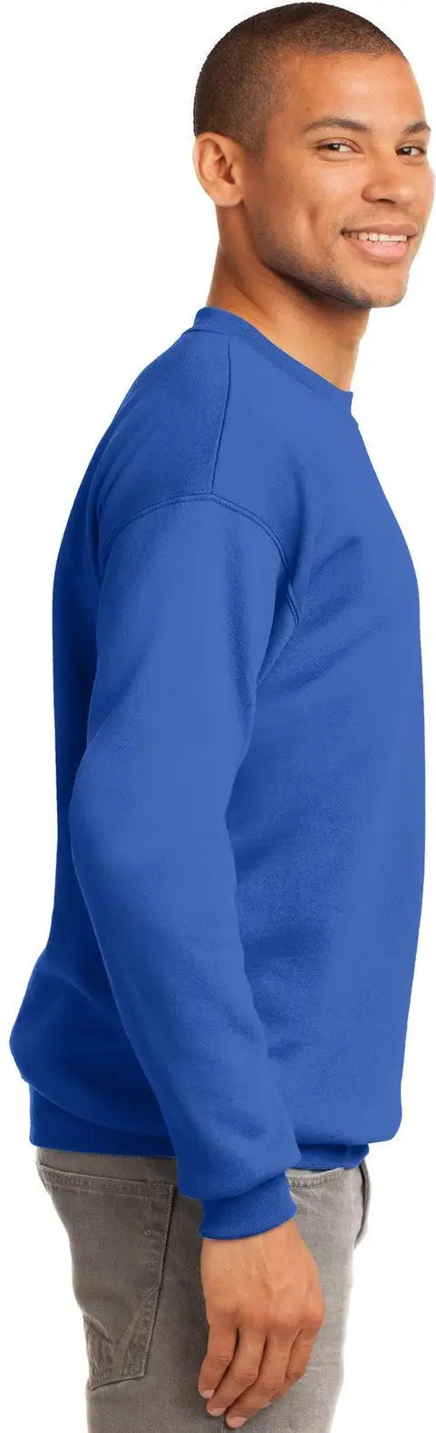 Port & Company Pc90t co Tall Essential Fleece Crewneck Sweatshirt - Royal