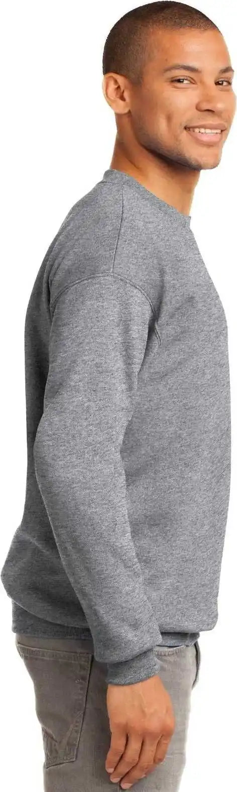 Port & Company Pc90t Tall Essential Fleece Crewneck Sweatshirt Athletic Heather