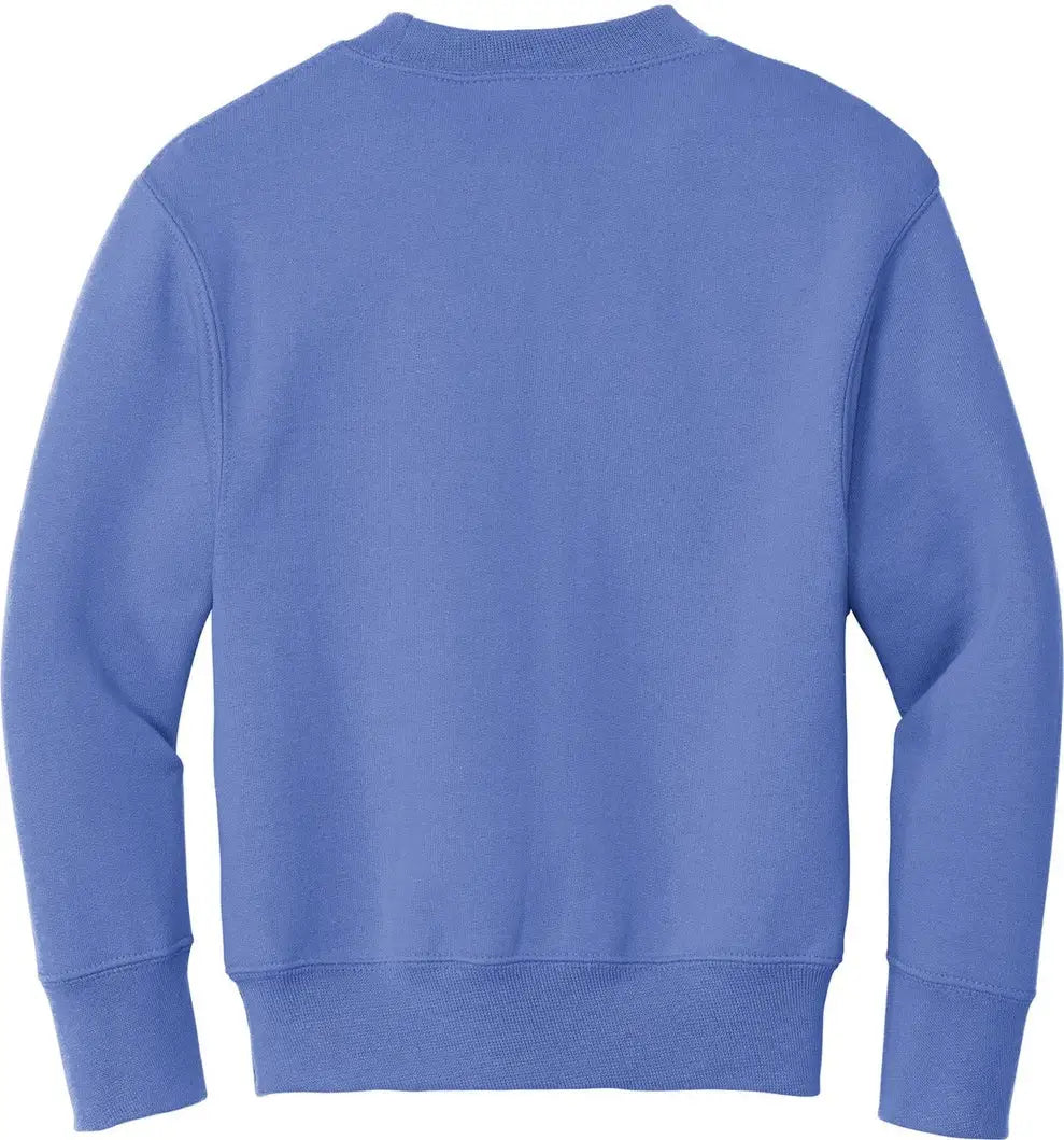 Port & Company Pc90y co Youth Core Fleece Crewneck Sweatshirt - Carolina Blue
