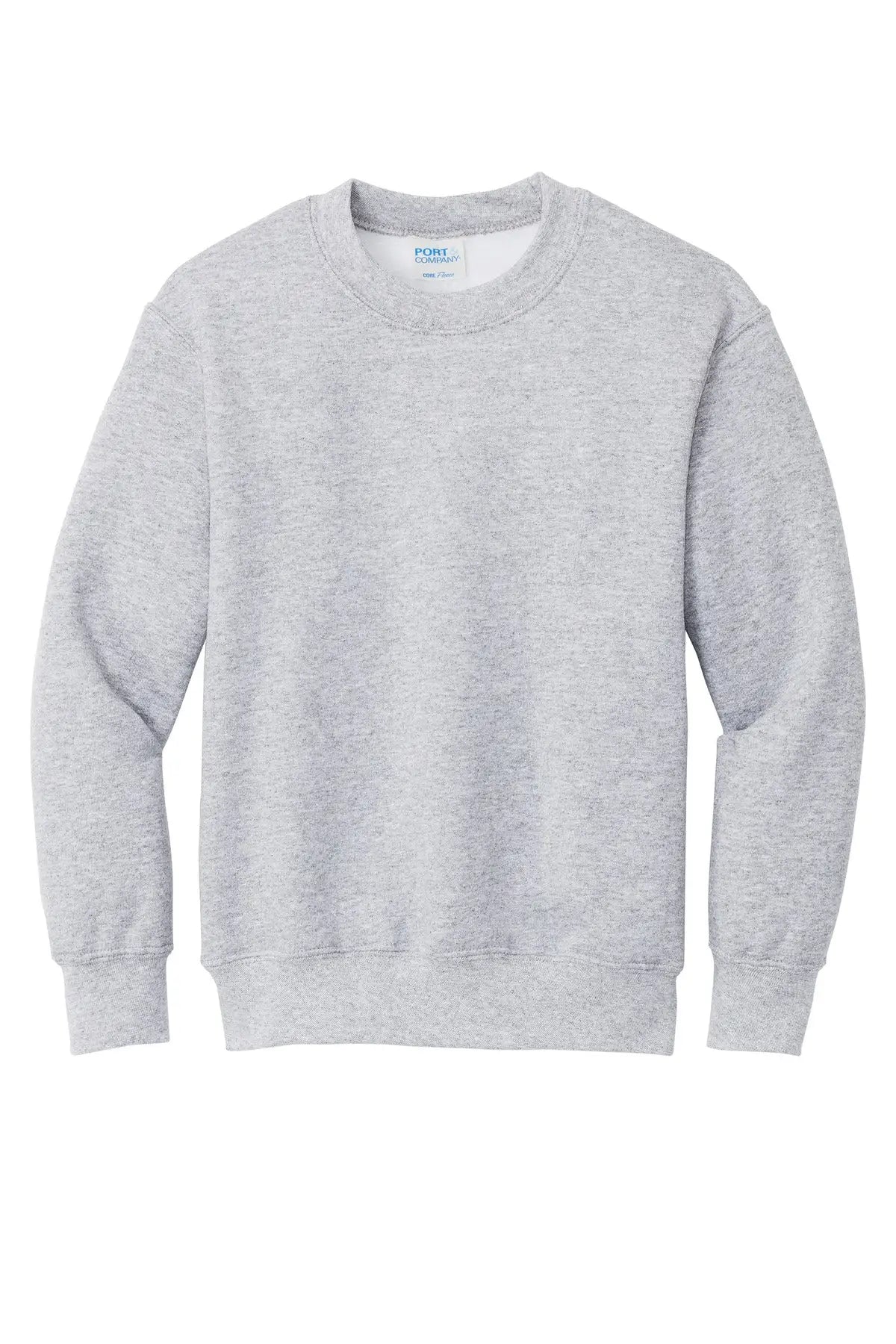 Port & Company Pc90y co Youth Core Fleece Crewneck Sweatshirt - Ash