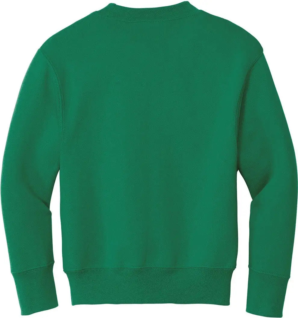 Port & Company Pc90y co Youth Core Fleece Crewneck Sweatshirt - Kelly