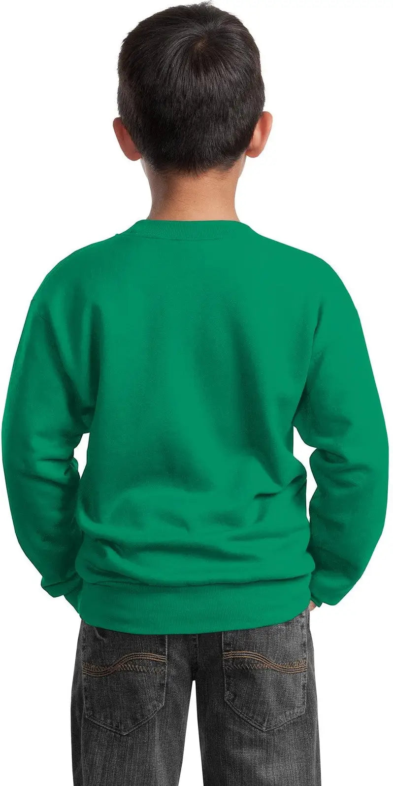 Port & Company Pc90y co Youth Core Fleece Crewneck Sweatshirt - Kelly