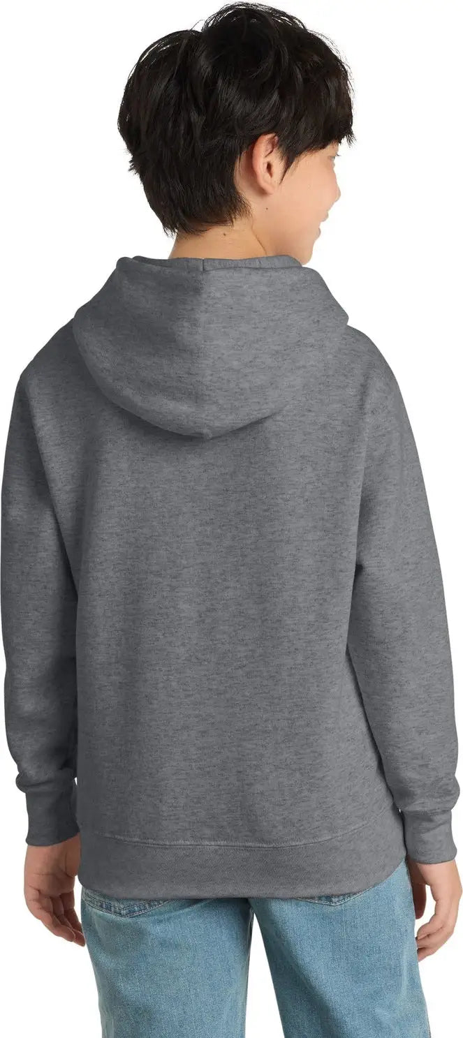 Port & Company Pc90yh co Youth Core Fleece Pullover Hooded Sweatshirt - Athletic Heather