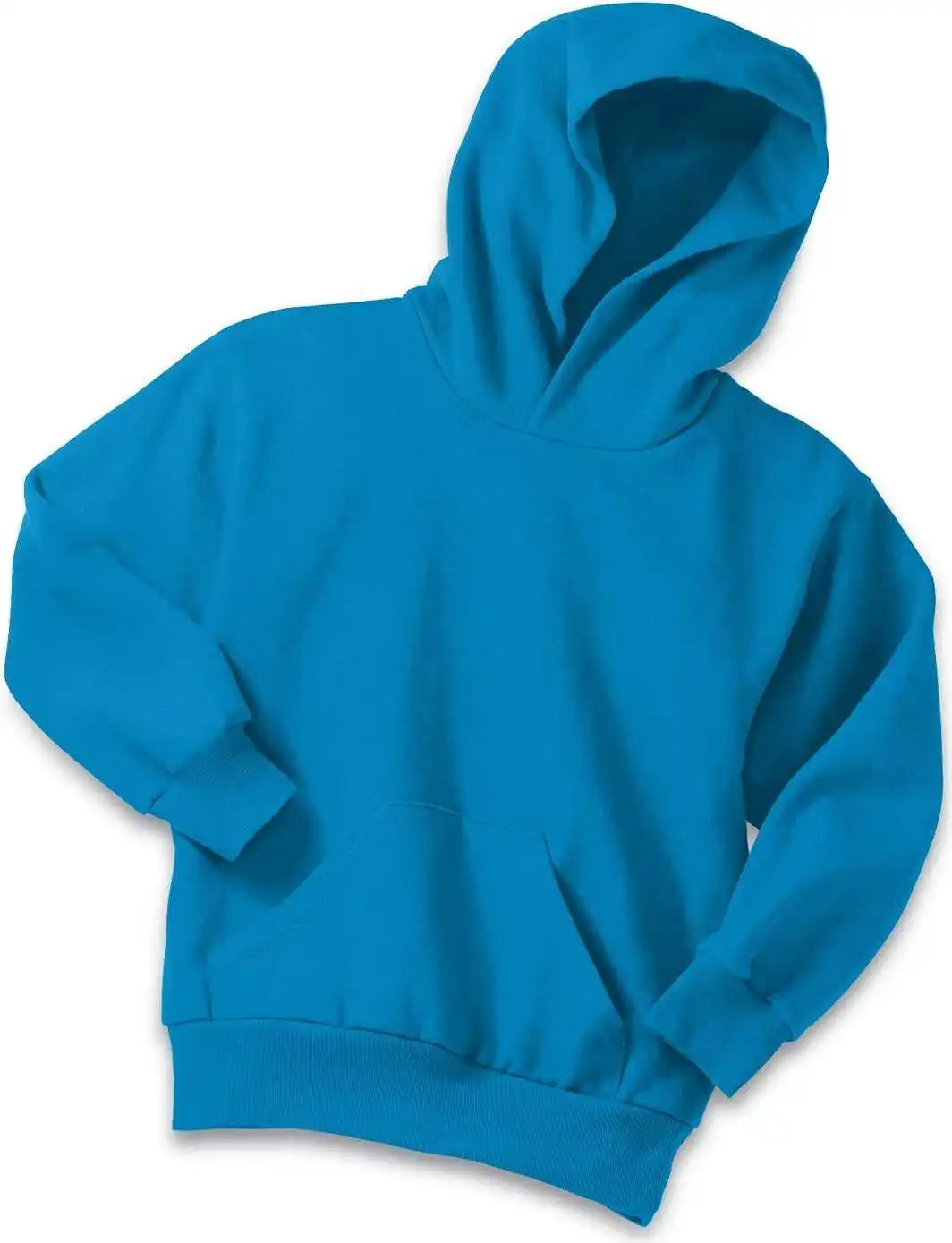 Port &amp; Company Pc90yh Youth Core Fleece Pullover Hooded Sweatshirt Sapphire