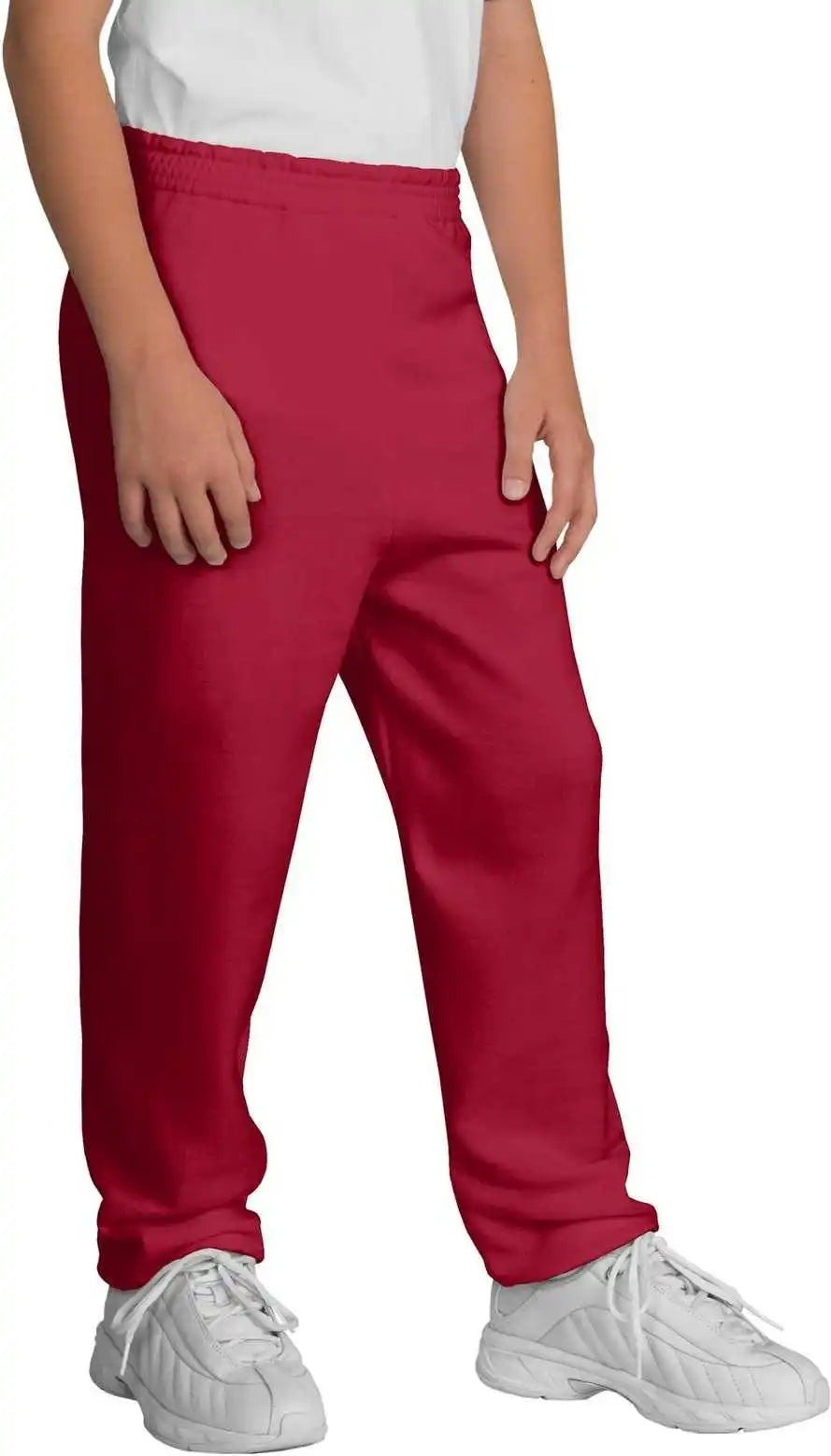 Port &amp; Company Pc90yp Youth Core Fleece Sweatpant Red