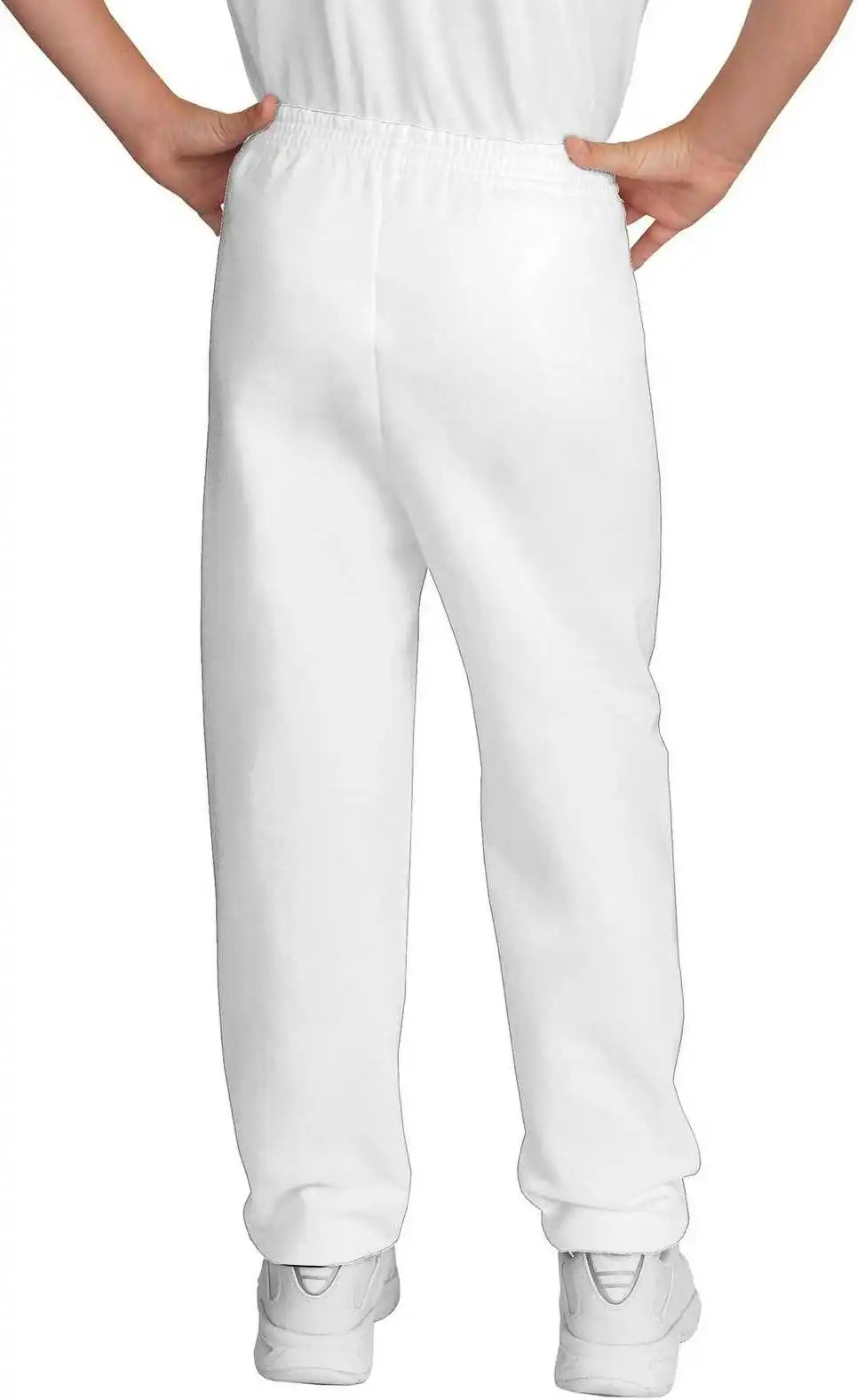 Port & Company Pc90yp Youth Core Fleece Sweatpant - White