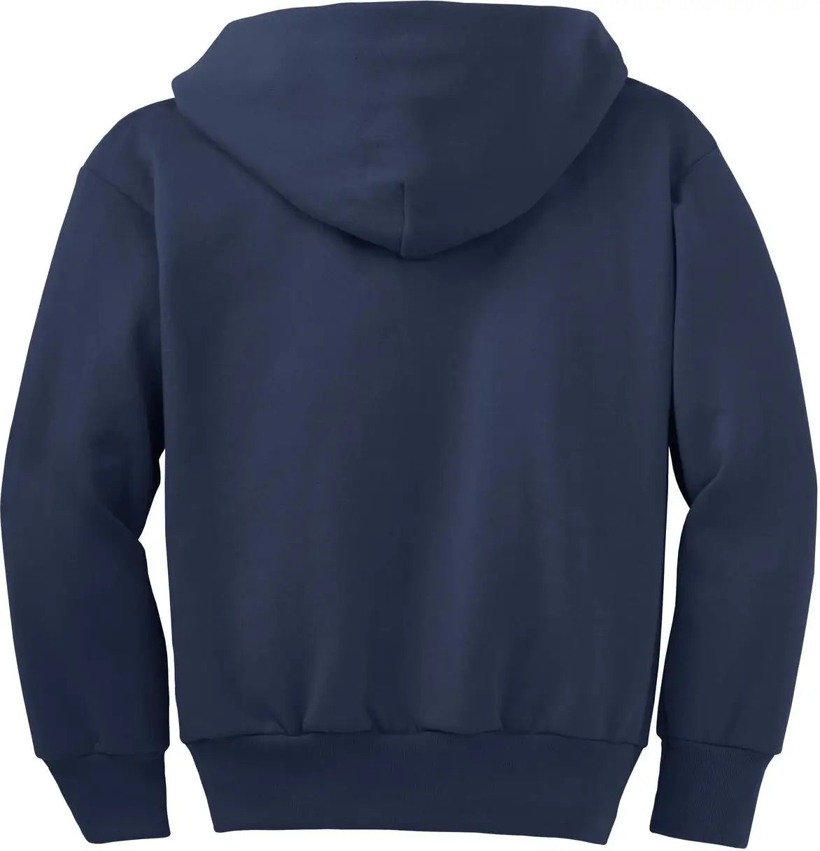 Port & Company Pc90yzh co Youth Core Fleece Full-zip Hooded Sweatshirt - Navy