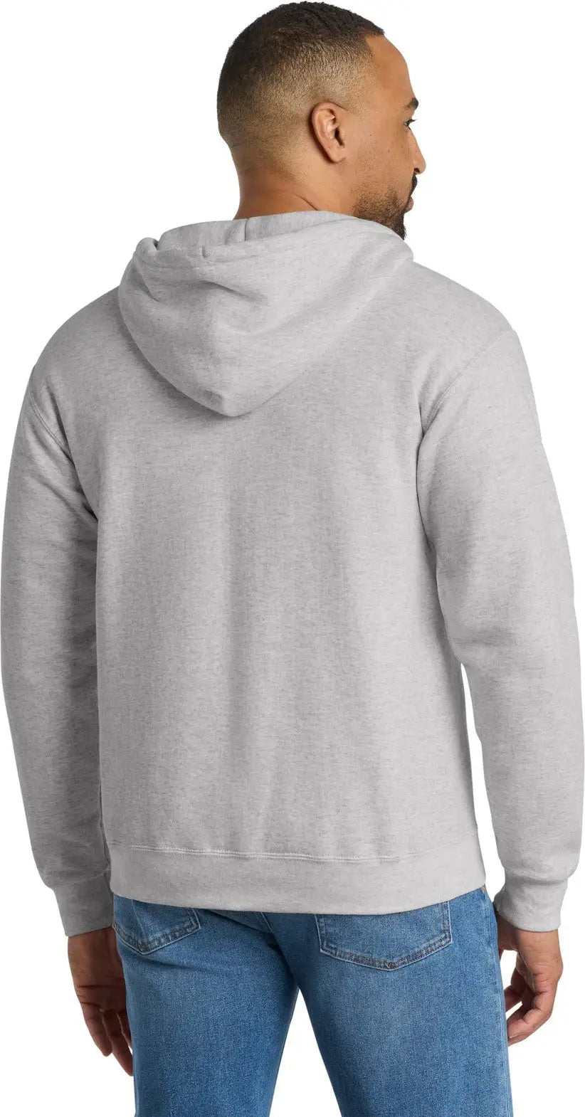 Port & Company Pc90zht co Tall Essential Fleece Full-zip Hooded Sweatshirt - Ash