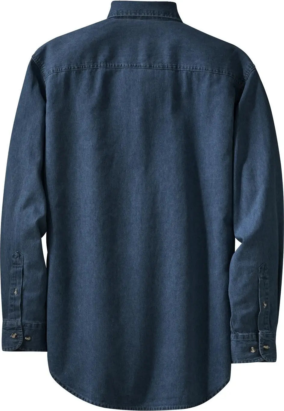 Port & Company Sp10 co Long Sleeve Value Denim Shirt - Ink Blue