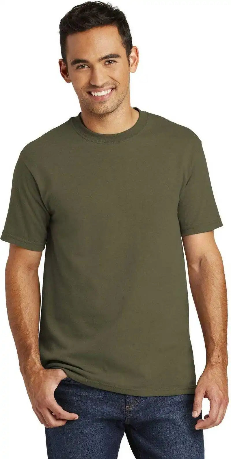 Port &amp; Company Usa100 All-american Tee - Olive Drab Green