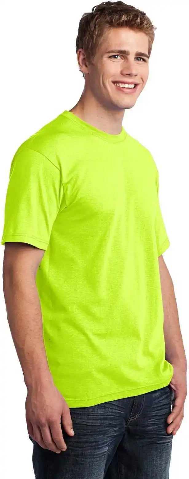 Port &amp; Company Usa100 All-american Tee - Safety Green
