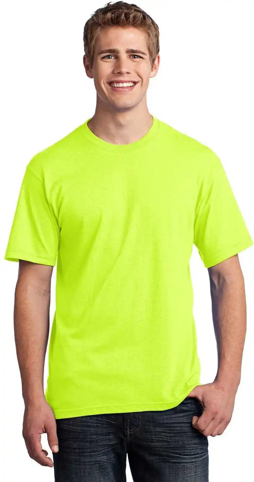 Port &amp; Company Usa100 All-american Tee - Safety Green