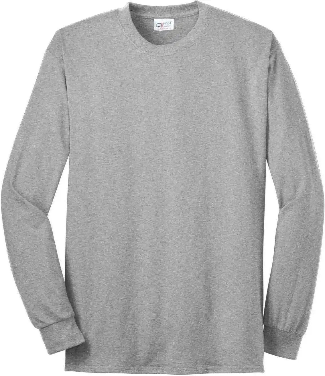 Port & Company Usa100ls Long Sleeve All-american Tee - Athletic Heather