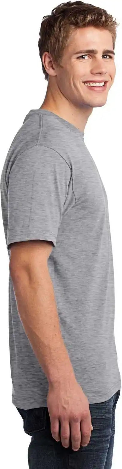 Port &amp; Company Usa100p All-american Pocket Tee - Athletic Heather