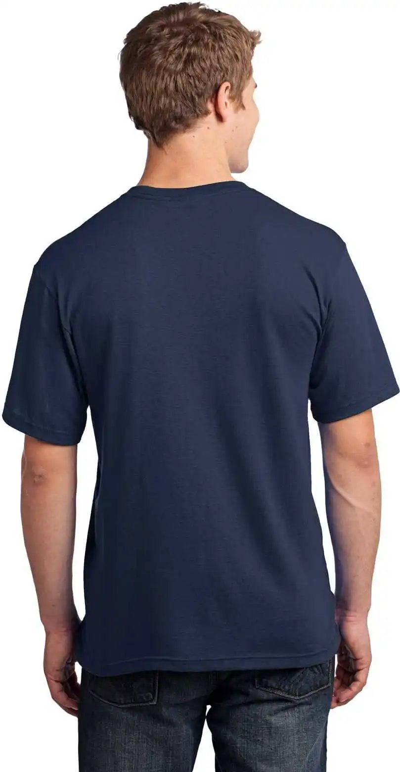Port &amp; Company Usa100p All-american Pocket Tee - Navy