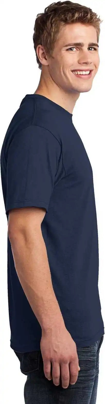 Port &amp; Company Usa100p All-american Pocket Tee - Navy