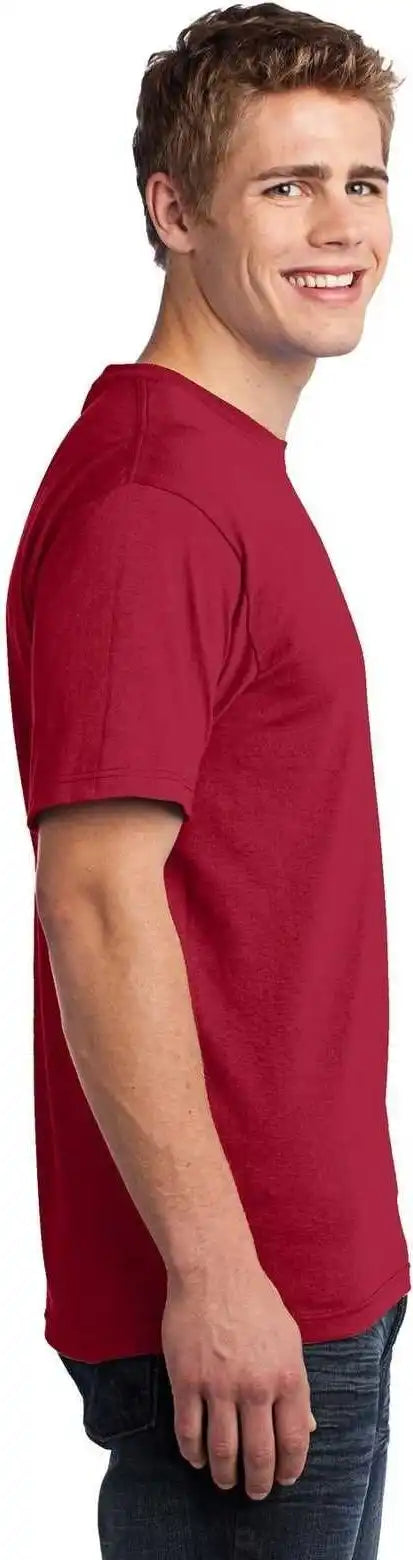 Port &amp; Company Usa100p All-american Pocket Tee - Red