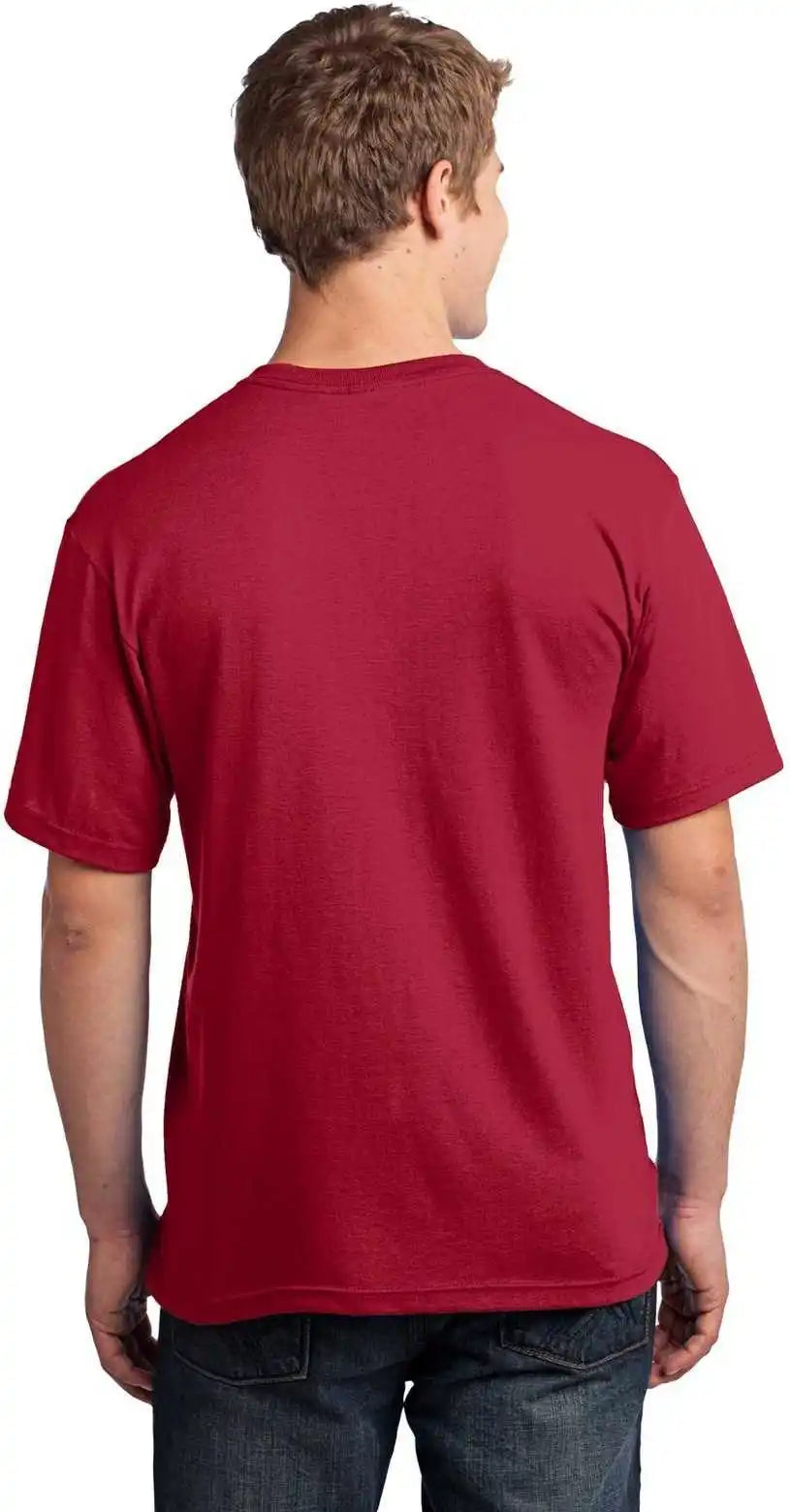 Port &amp; Company Usa100p All-american Pocket Tee - Red