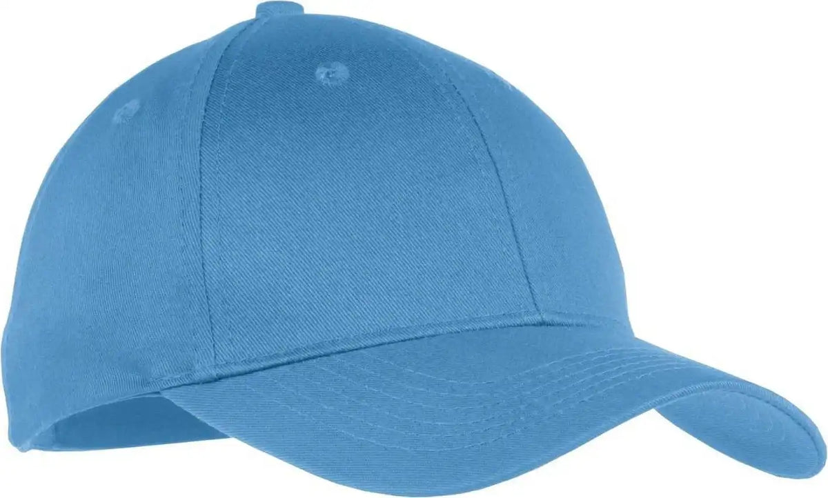 Port & Company Ycp80 Youth Six-panel Twill Cap - Carolina Blue - Columbia / one Size Fits Most