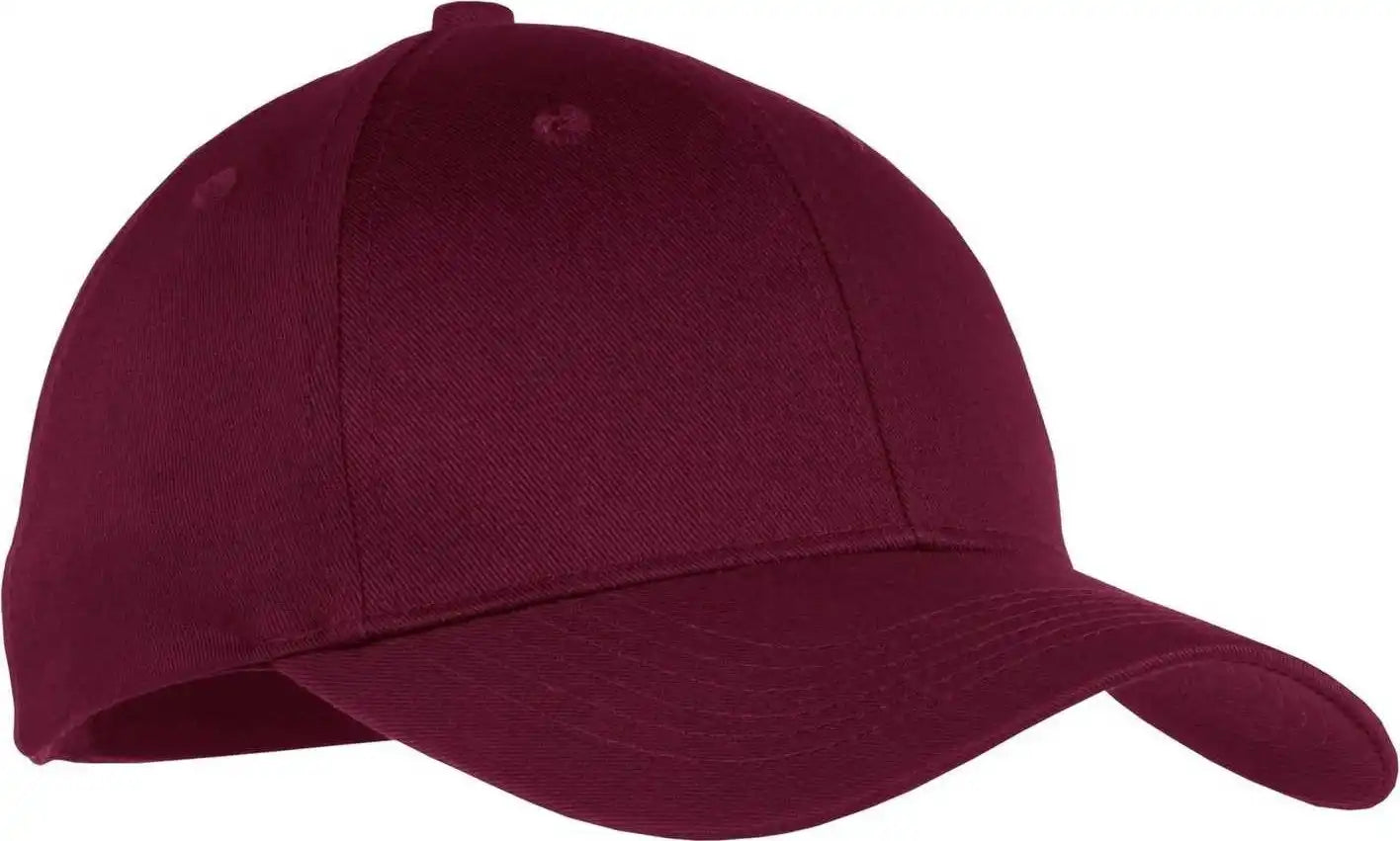 Port & Company Ycp80 Youth Six-panel Twill Cap - Maroon - one Size Fits Most