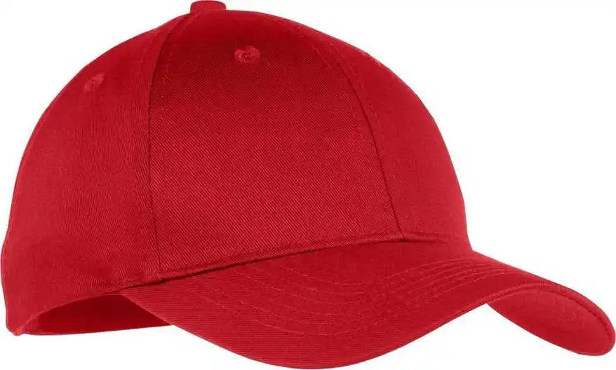 Port & Company Ycp80 Youth Six Panel Twill Cap True Red / Osfa