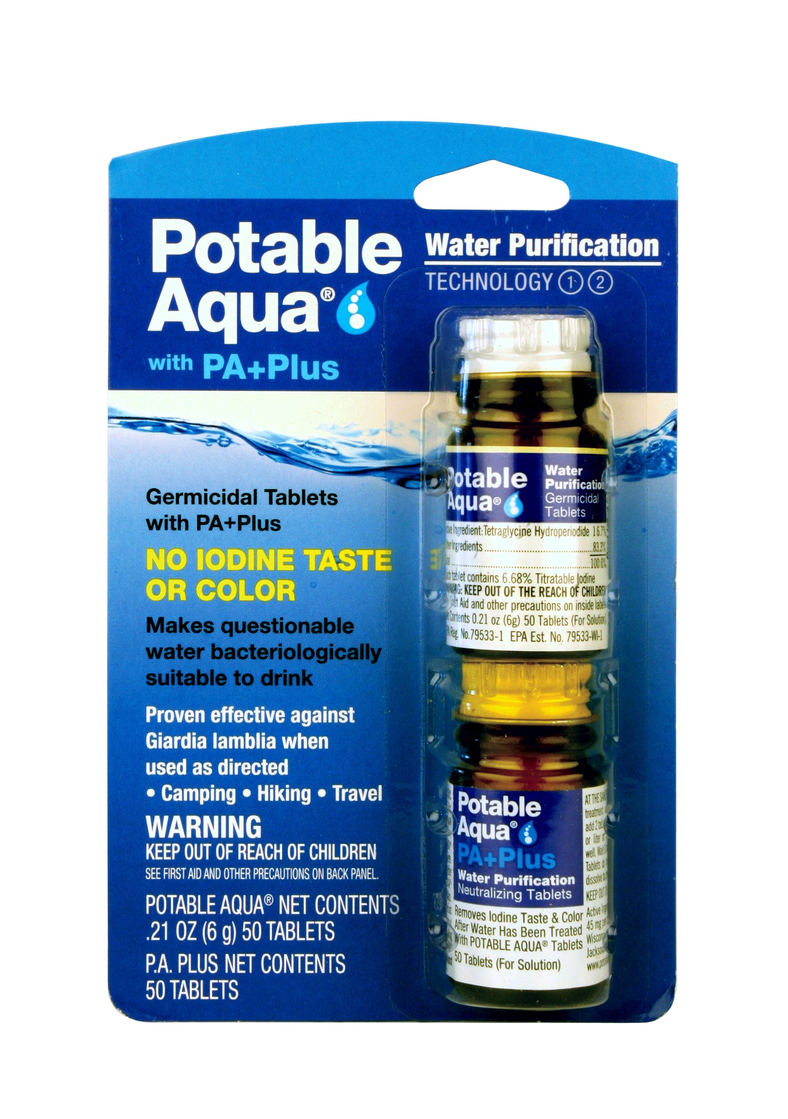 Potable Aqua P.a. Plus 2 Step Water Treatment