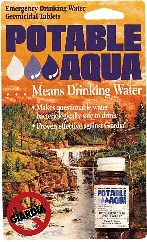 Potable Aqua Water Purification Tablets