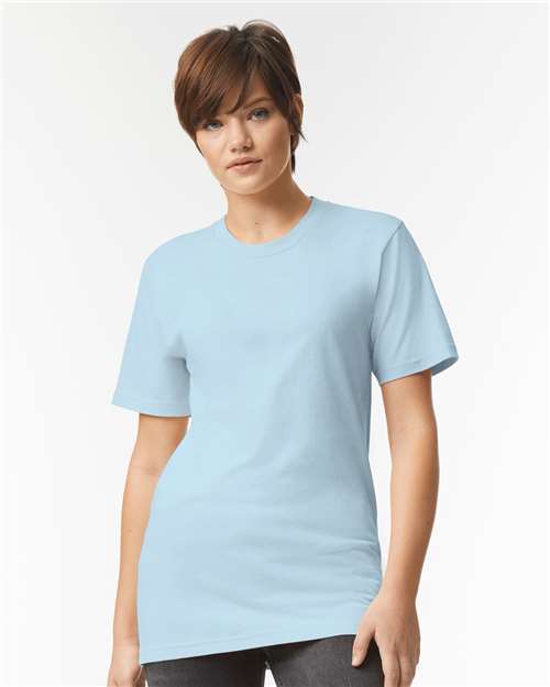 Powder Blue Fine Jersey Tee - 2001