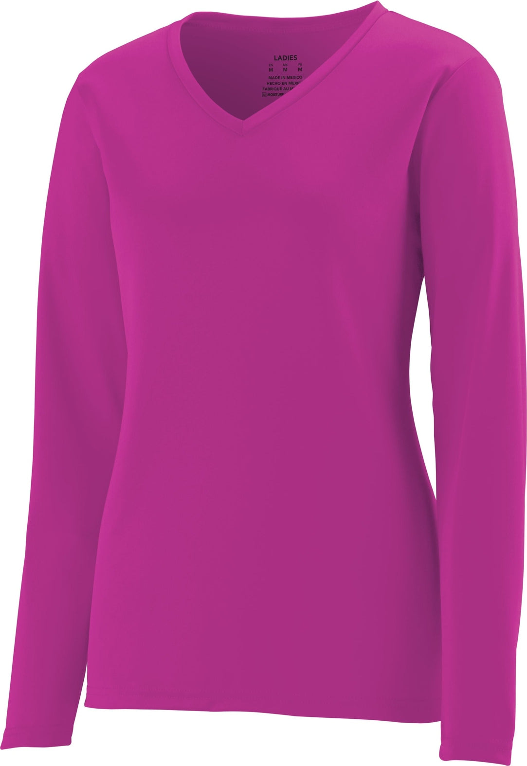 POWER PINK LADIES L/S WICKING T-SHIRT